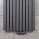 Вертикальный радиатор Ellipse Double 600х1800-10 (50 мм), anticor, черный муар (02-245133-6018) - изображение 4