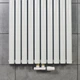 Вертикальний радіатор Ellipse Double 600х1800-10 (50 мм), anticor, білий - изображение 3