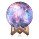 Ночник настольный Galaxy Magic 3D RGB moon light шар аккумуляторный детский - изображение 3