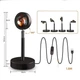 Лампа LED для селфи еффект солнца лампа заката RGB + пульт F-20 SUNSET LAMP - изображение 4