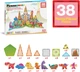 Конструктор магнитный Picasso Tiles Dinosaur Set с 8 фигурками динозавров 38 деталей (817338028848) - изображение 3