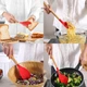 Набір кухонних предметів Kitchenware Set 12 предметів Силікон Червоний - зображення 8