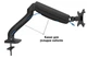 Настільне кріплення кронштейн 75х75 100х100 на діагональ 22"-32" UFT MM1 Mount Black - зображення 3