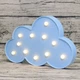 Декоративный детский LED светильник ночник Облачко UFT Funny Lamp Cloud 30 х 22х 2,8 см - изображение 1