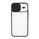 Силіконовий чохол для iPhone 12 mini зі шторкою, що захищає камеру UFT Black - зображення 1