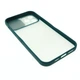 Силиконовый чехол для iPhone 12 mini со шторкой защищающей камеру UFT Green - изображение 3