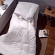 Одеяло SoundSleep Woolen Gold зимнее шерстяное тик 140х205 см 450г молочное (2800004643573) - изображение 3