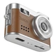 Фотоаппарат карманный HOCO DV210 Mini digital camera 0.96'' Full HD 1920x1080 200mAh Brown (6942007662932) - изображение 1