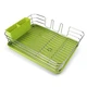 Сушарка для посуду з органайзером MBM HOME DR-02 GREEN зелена - зображення 3