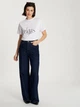 Koszulka damska bawełniana Cross Jeans 56229-008 S Biała (8697319811261) - obraz 3