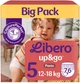 Подгузники-трусики Libero Up&Go 12-18 кг Размер 5 76 шт (7322542599983) - изображение 1