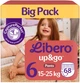Подгузники-трусики Libero Up&Go 15-25 кг размер 6 68 шт (7322542600061) - изображение 1