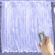 Светодиодная гирлянда LTL штора curtain "капля росы" 3*3 метра 300 led White c пультом - изображение 3