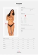 Трусики напівпрозорі з мереживом Obsessive Ivannes чорний, S/M - изображение 9