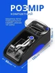 Машинка для сигарет електрична для набивання тютюна табака Gerui Blue компактна електронна ручна машина забивки сигаретних тютюнових гільз пристрій з забивки цигарок самокруток станок електронний електричні машинки сигаретні + гільзи 100 штук - зображення 3