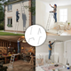 Drabina aluminiowa wielofunkcyjna ModernHome by Multistore 4 x 4 przegubowa składana WK4210-4B (5905817009244) - obraz 9