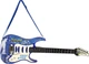 Gitara elektryczna KIK z mikrofonem i wzmacniaczem Niebieska KX4332_1 (5713428013969) - obraz 5