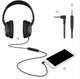 Кабель шнур провод скрученный с микрофоном для наушников Bose QuietComfort QC25 QC35 OE2 SoundLink black черный - изображение 4
