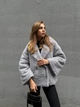 Шуба меховая женская голубая One Size (080-730-408) - изображение 1