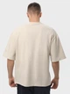 Футболка хлопковая оверсайз мужская Ray Oversize Unisex U0104M L/XL Cream (RAY2000000025247) - изображение 2