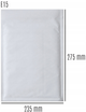 Zestaw kopert bąbelkowech Omega 15E 235 x 275 mm 100 szt (5906660186052) - obraz 2