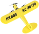 Літак радіокерований KIK Piper J-3Cub FX803 Жовтий (5903039743182) - зображення 10