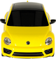 Автомобіль радіокерований Rastar 78000 Volkswagen Beetle Жовтий (5903039753693) - зображення 5