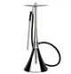 Кальян Oduman Orion Silver Black Glass серебристый, 30см, нержавеющая сталь с титановым покрытием - изображение 1