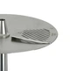Кальян Oduman Orion Silver Black Glass серебристый, 30см, нержавеющая сталь с титановым покрытием - изображение 3