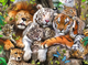 Puzzle Ravensburger Drzemka dużych kotów 200 elementów 12721 (4005556127214) - obraz 2