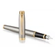 Ручка перьевая Parker IM Brushed Metal GT FP F 22 211 - изображение 2