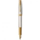 Ручка перьевая Parker SONNET Silver Mistral GT FP F 88 611 - изображение 1