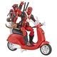 Фигурки Дэдпул на скутере с собакой Legends Series Deadpool Hasbro E4702 - изображение 1
