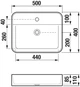 Раковина Jika Astra 50x40 см белая (H8183620001111) - изображение 2