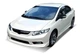 2 Накладки на дзеркала BMW-Style для Honda Civic 9 2011-2016 Седан - зображення 3