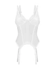 Корсет Obsessive Arrowel corset 2XL/3XL Білий (SX2587) - изображение 2
