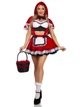 Костюм Червоної Шапочки для рольових ігор різних кольорів Leg Avenue Flirty Miss розміри XS - зображення 4