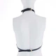 Портупея на грудь LOCKINK SEVANDA Queen Chest Harness with Removable Bra, чорна, зі знімними пестис - изображение 3