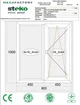 Вікно Steko 900 х 1000 мм (2 скла-аргон) праве - зображення 2