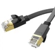 Патч-корд Hoco US07 General pure copper flat network cable (L-1M) Чорний - зображення 1