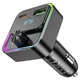 FM-трансмітер Hoco E81 Fantasy PD30W+QC3.0 car BT FM transmitter Чорний - изображение 1