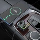 FM-трансмітер Hoco E81 Fantasy PD30W+QC3.0 car BT FM transmitter Чорний - изображение 3
