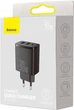 МЗП Baseus Compact Quick Charger 2U + C 30W EU Чорний - изображение 3