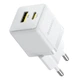 МЗП Baseus Palm Fast Charger C+U 30W EU Білий - изображение 3