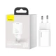 МЗП Baseus Super Si quick charger IC 30W EU Білий - изображение 2