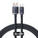 Кабель Baseus Crystal Shine Series Fast Charging Data Cable USB to Type-C 100W 1.2m Чорний - изображение 1
