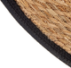 Плетений килим Giftdecor Naro з чорною обробкою 100 см Бежевий (8430852897251) - зображення 3