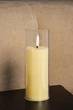 Светодиодная свеча в стакане Flame 15 см. (без батареек) - изображение 1