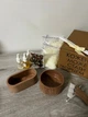 Подарочный набор для создания 2х свечей коричневый - изображение 3
