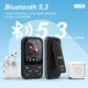 MP3 плеєр ZAQE x20 – 128 GB, Bluetooth 5.3, з клипсою, FM, диктофон, крокомір + навушники - зображення 2